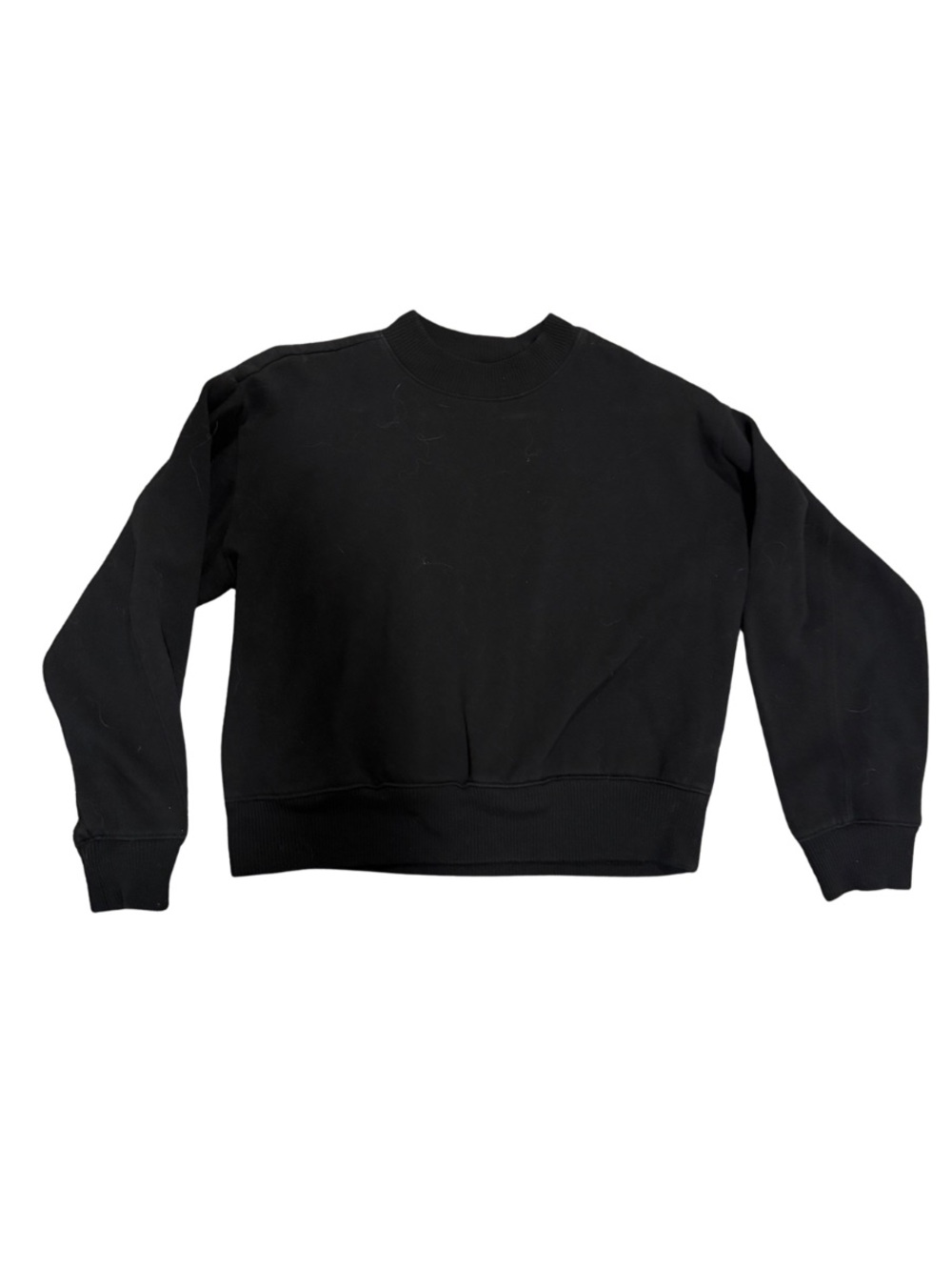 Classic Black Crewneck Sweatshirt